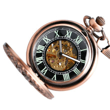 Load image into Gallery viewer, Pocket Watch Mechanical Self Wind Skeleton