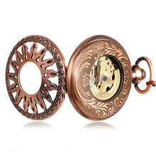 Load image into Gallery viewer, Pocket Watch Mechanical Self Wind Skeleton