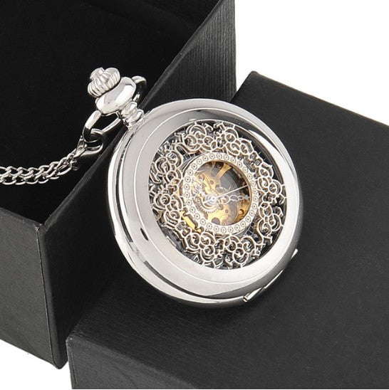 Pocket Watch With Chain Box Hand-Winding
