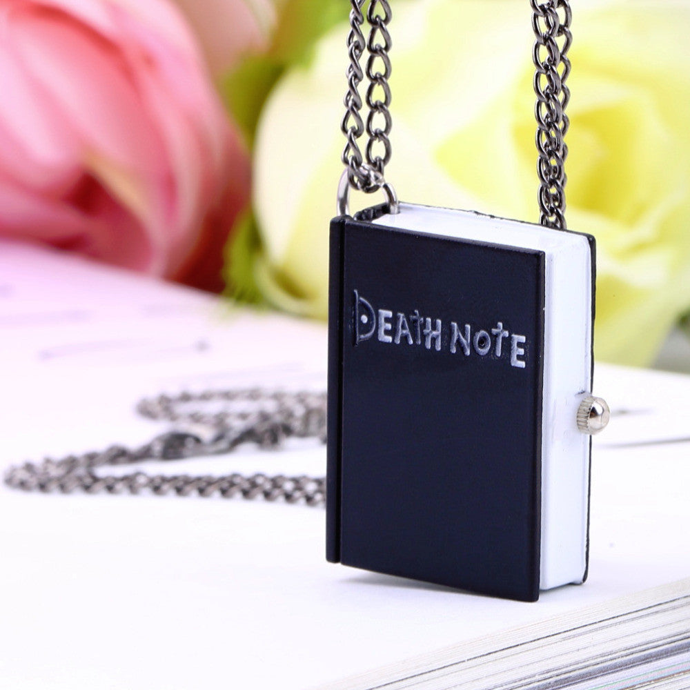 Death Note Book Quartz Pocket Watch