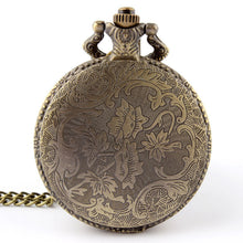 Load image into Gallery viewer, Spine Ribs Hollow Quartz Pocket Watch