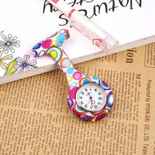 Load image into Gallery viewer, Zebra Stainless Clip Pin Nurse Fob Watch