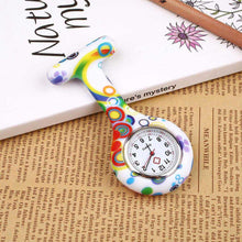 Load image into Gallery viewer, Zebra Stainless Clip Pin Nurse Fob Watch