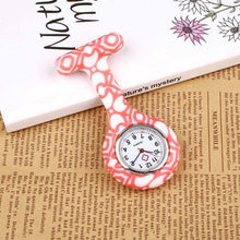 Load image into Gallery viewer, Zebra Stainless Clip Pin Nurse Fob Watch