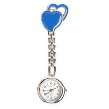 Load image into Gallery viewer, Heart Quartz Fob Brooch Pocket Watch