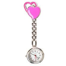 Load image into Gallery viewer, Heart Quartz Fob Brooch Pocket Watch