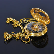 Load image into Gallery viewer, Flower Type Analog Selekton Pocket Watch