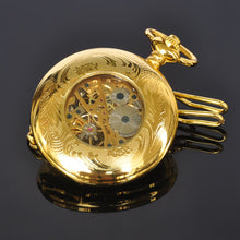 Load image into Gallery viewer, Flower Type Analog Selekton Pocket Watch