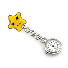Load image into Gallery viewer, Clip-on Fob Brooch Star Pocket Watch
