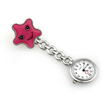 Load image into Gallery viewer, Clip-on Fob Brooch Star Pocket Watch