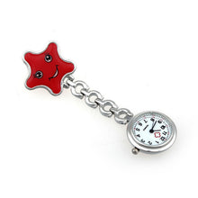 Load image into Gallery viewer, Clip-on Fob Brooch Star Pocket Watch