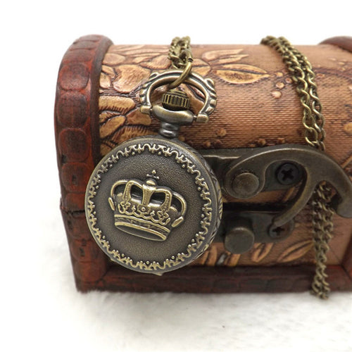 Vintage Crown Pocket Watch