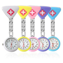 Load image into Gallery viewer, Red Cross Brooch Nurses Watch