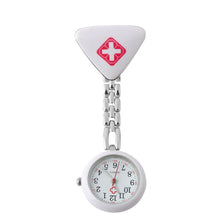 Load image into Gallery viewer, Red Cross Brooch Nurses Watch