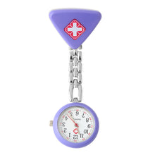 Load image into Gallery viewer, Red Cross Brooch Nurses Watch