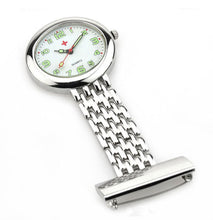 Load image into Gallery viewer, Luminous Dial Nurse Doctor Brooch Clip Quartz