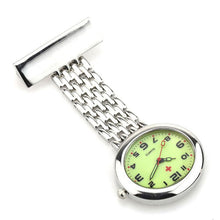 Load image into Gallery viewer, Luminous Dial Nurse Doctor Brooch Clip Quartz
