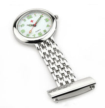 Load image into Gallery viewer, Luminous Dial Nurse Doctor Brooch Clip Quartz