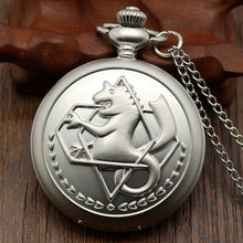 Load image into Gallery viewer, Pocket Watch Necklace Quartz Steampunk