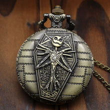Load image into Gallery viewer, Pocket Watch Necklace Quartz Steampunk