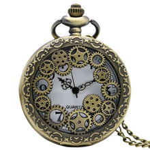 Load image into Gallery viewer, Pocket Watch Necklace Chain Pendant