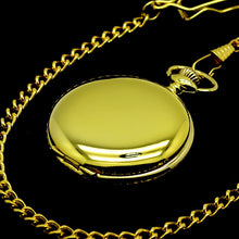 Load image into Gallery viewer, Polish Smooth Quartz Pocket Watch