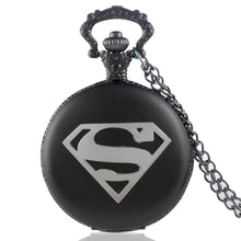 Load image into Gallery viewer, Superman Men Pocket Watch Necklace Pendant