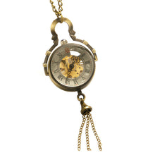 Load image into Gallery viewer, Transparent Glass Ball Pocket Watch