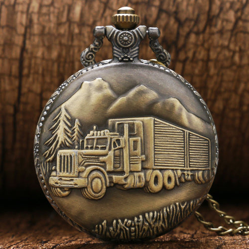 Big Truck Pocket Watch