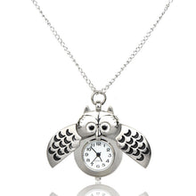 Load image into Gallery viewer, Mini Metal Owl Double Open Quartz