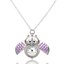 Load image into Gallery viewer, Mini Metal Owl Double Open Quartz