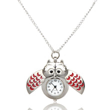 Load image into Gallery viewer, Mini Metal Owl Double Open Quartz