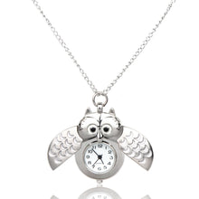 Load image into Gallery viewer, Mini Metal Owl Double Open Quartz