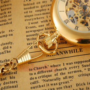Hand Wind Mechanical Pocket Watch