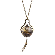 Load image into Gallery viewer, Transparent Glass Ball Necklace Watches