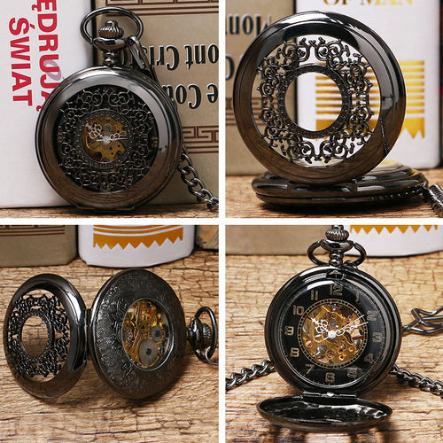 Full Hunter Mens Hand Winding Watch