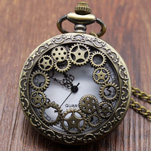 Load image into Gallery viewer, Pocket Watch Necklace Chain Pendant