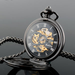Analog Quartz Polished Pocket Watch