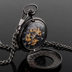 Analog Quartz Polished Pocket Watch