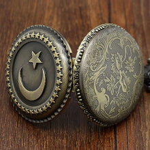 Load image into Gallery viewer, Moon and Star Theme Quartz Pocket Watch
