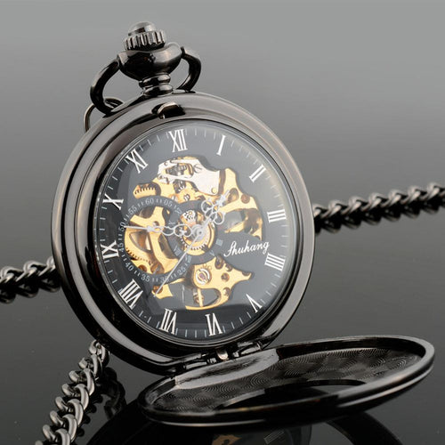 Analog Quartz Polished Pocket Watch