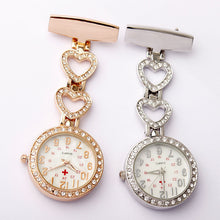 Load image into Gallery viewer, Heart-shaped Hanging Nurse Pin Watch