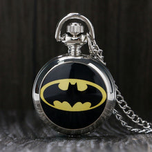 Load image into Gallery viewer, Batman Logo Pocket Watch Hour