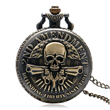 Load image into Gallery viewer, Guns Design Pocket Watch
