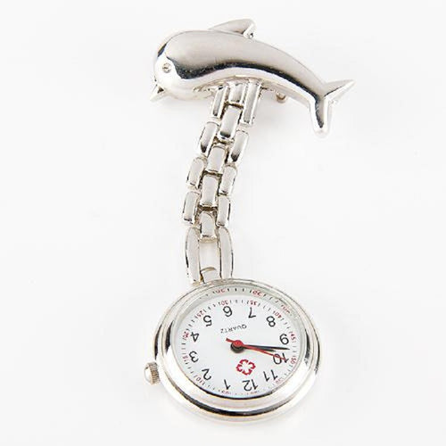Dolphin Stainless Bracelet Pocket Watch